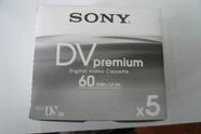 Mini fita DV Sony DVM60PR4 Premium 60 min (pacote com 5)