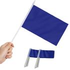 Mini Flag Anley Blue, pacote com 12 unidades, 13x20cm, poliéster portátil