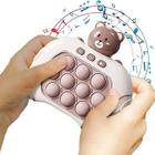 Mini Gamer Pop It Eletrônico Console Anti Stress Brinquedo Infantil Portátil Jogo Fidget Toys Sensor