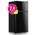 Mini Geladeira DEMULLER 70L com Freezer Superior - 2,4 Pés Cúbicos - Preta