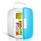 Mini geladeira refrigerador aquecedor 12v automotivo 4l portatil com alça para transporte