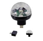 Mini Globo De Luz Bola Maluca Led Colorido Usb Para Celular