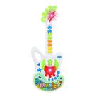 Mini Guitarra Musical Infantil A Pilha Brinquedo Guitarrinha Som E Luz Várias Cores