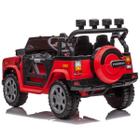 Mini Jeep Infantil Jipe Eletrico Carro Motorizado 12V Vermelho Esportivo Com Controle remoto Radio