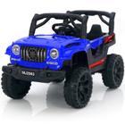 Mini Jipe Elétrico Infantil Carro Motorizado Azul 12v - Bang Toys
