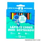 Mini Lápis De Cor ecológico C/12 Cores 92203 FUTURO