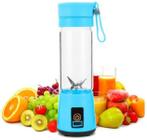 Mini Liquidificador Portátil Mixer Juice Cup Azul + Cabo Usb - Knup Liquidificador Portátil