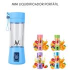 Mini Liquidificador Triturador Portátil Recarregável Shake Mixer 380ml Academia