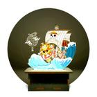 Mini Luminária One Piece Thousand Sunny Colorida UV - ShopC