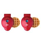 Mini Maker Dash para waffles individuais - Vermelho (2 unidades)