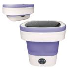 Mini Maquina De Lavar Dobrável 7,5L Cor:Roxo