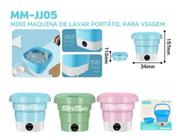 Mini Máquina De Lavar Roupa Dobrável Portátil Balde Elétrica MM-JJ05