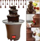 Mini Máquina Fonte Cascata Chocolate Derretido Fondue 3 torres