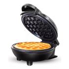 Mini Máquina Para Fazer Waffle Preta Café Da Manhã em Casa Cozinha