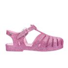 Mini Melissa Possession Glitter Infantil Rosa Glitter Prata