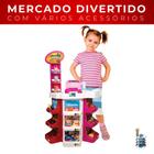 Mini Mercado Divertido Infantil Caixa Registradora c/ Som - Fenix Brinquedos
