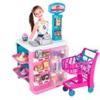 Mini Mercado Infantil Com Carrinho Confeitaria Magic Toys