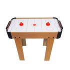 Mini Mesa De Air Hockey Aero Hóquei Infantil Em MDF Completa