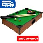 Jogo Mini Mesa de Bilhar Sinuca Compacta em Madeira Snooker com 2 Tacos  9cmx31cmx51cm - 99 Toys - Mesa de Sinuca - Magazine Luiza