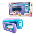 Mini Micro-ondas Azul Infantil - Bs Toys Brinquedos