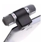 Mini Microfone Articulado Stereo P2 Para Celular Notebook