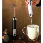 Mini Mixer Elétrico 2 Em 1 Misturador De Bebida Capuccino Recarregavel Usb