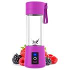 Mini Mixer Juice 320Ml Usb 6 Lâminas Roxo