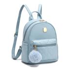 Mini mochila, bolsa Barsine Girls Fashion, couro xadrez