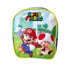 Mini Mochila Costas Super Mario Toad Azul Luxcel