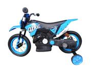 Moto elétrica infantil com design de motocross de cor vermelha e branca  Homcom 370-165V90RD - Comprar com preços económicos