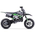 Mini moto cross laminha 49cc partida eletrica - fun motors cor verde