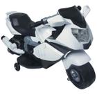 Mini Moto Elétrica Infantil Criança 6v Até 25 Kg Inmetro Branco