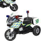 Mini Moto Elétrica Infantil Motorizado 6V Brinquedo Criança 25kg Polícia Off-Road