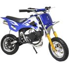 Mini Moto Infantil Gasolina 2 Tempos 49CC Cross Trilha Off Road Azul Importway WVDB-006 Dirt