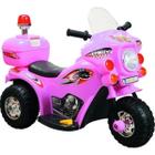 Mini Moto Motinha Infantil Elétrica de Brinquedo Para Criança Motoquinha Motoca Triciclo Menina Rosa