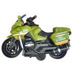Mini Motocicleta Bombeiros Fricção Verde 988 - Shiny Toys - SHINY TOYS