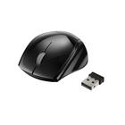 Mini Mouse Sem Fio 2.4 Ghz Fit Black Piano Nano Usb