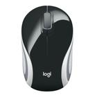 Mini Mouse sem fio Logitech M187 com Design Ambidestro, Conexão USB e Pilha Inclusa, Preto