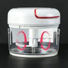 Mini Multiprocessador Triturador Manual (2 LÂMINAS) BRANCO IMPERDÍVEL