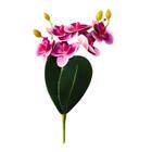 Mini Orquídea Artificial Flor Siliconada Com 2 Ramos - Doce Ternura