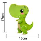 Mini Painel Aplique Decoração Festa Dino Baby Dinossauro T-REX 17 x 13 cm Piffer - Inspire sua Festa Loja