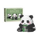 Mini Panda de Blocos de Construção - Brinquedo Educativo DIY para Meninos