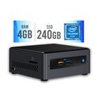 Mini PC Intel Dual Core J4005 4GB SSD 240GB Certo PC - NUC 103