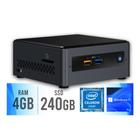 Mini PC Intel Dual Core J4005 4GB SSD 240GB Windows 11 PRO Certo PC - NUC 105