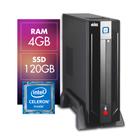 Mini PC Intel Dual Core N4020 4GB SSD 120GB Intel Graphics 600 Certo PC - Compact Intel 1000 PW
