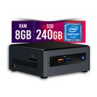 Mini PC Intel NUC Pentium J5040 8GB SSD 240GB Intel Graphics 600 Certo PC - 215