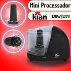 Mini Processador 120W Kian Preto 127V