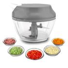 Mini Processador Alimento Triturador Manual 3 Lâminas Legume