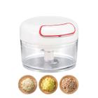 Mini Processador Alimentos Alho Cebola Legumes 2 Lâminas