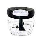 Mini Processador Alimentos Manual Plástico 3 Laminas 500ml - GENZO